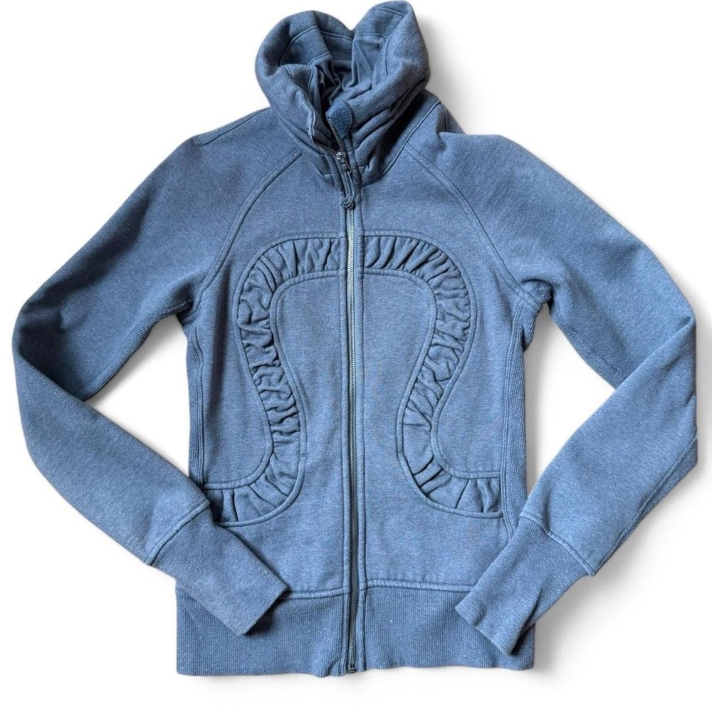 Lululemon Cuddle Up Jacket Size 4 Heathered Blurred Grey / Blurred Grey